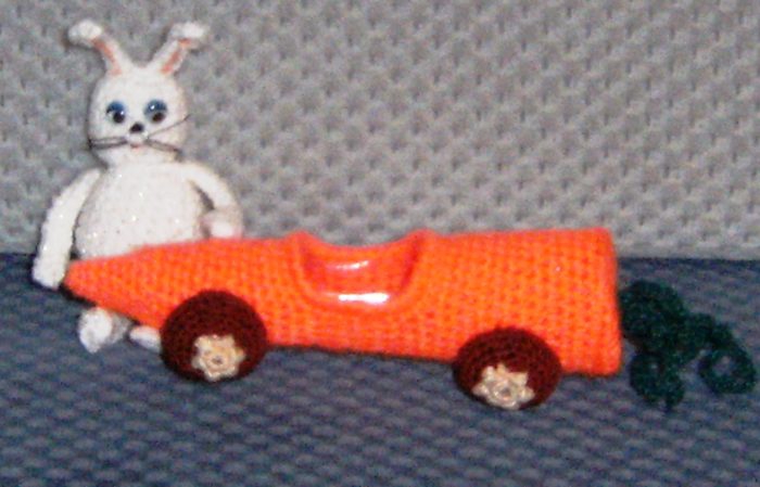 Заяц в моркомобиле