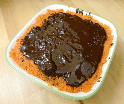 морковно-шоколадный торт 1