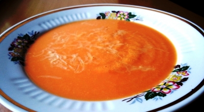 Тыквенно-картофельный суп со сливками