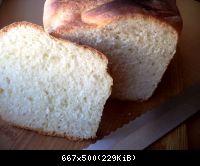 Английский молочный хлеб