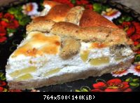 Будайский творожно-яблочный пирог-2