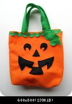 Фетровые сумочки для сладостей на Хэллоуин