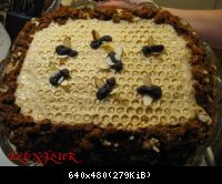 торт пчелка