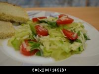 салат кольраби огурцы лист-салат помидоры